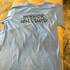 Brand new handmade vinyl T-shirt women's warrior warrior size medium